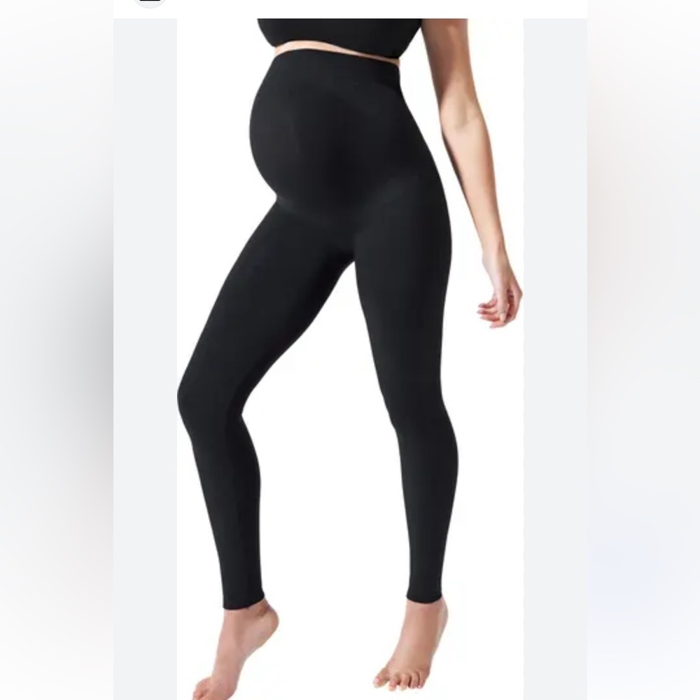 BLANQI every day black maternity leggings size medium